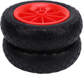 Roues de Chariot de Kayak de 10 Pouces, Anti-crevaison, en Caoutchouc Solide, Remplacement Solide pour Chariot de canoë, 2 Unités