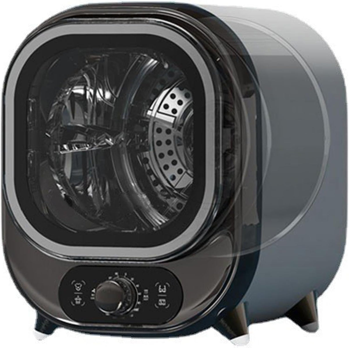 Sèche Linge à Condensateur, Petite Sèche Linge Compacte à Condensation, avec Double Mode de Contrôle de la Température, Capacité 0.8 kg