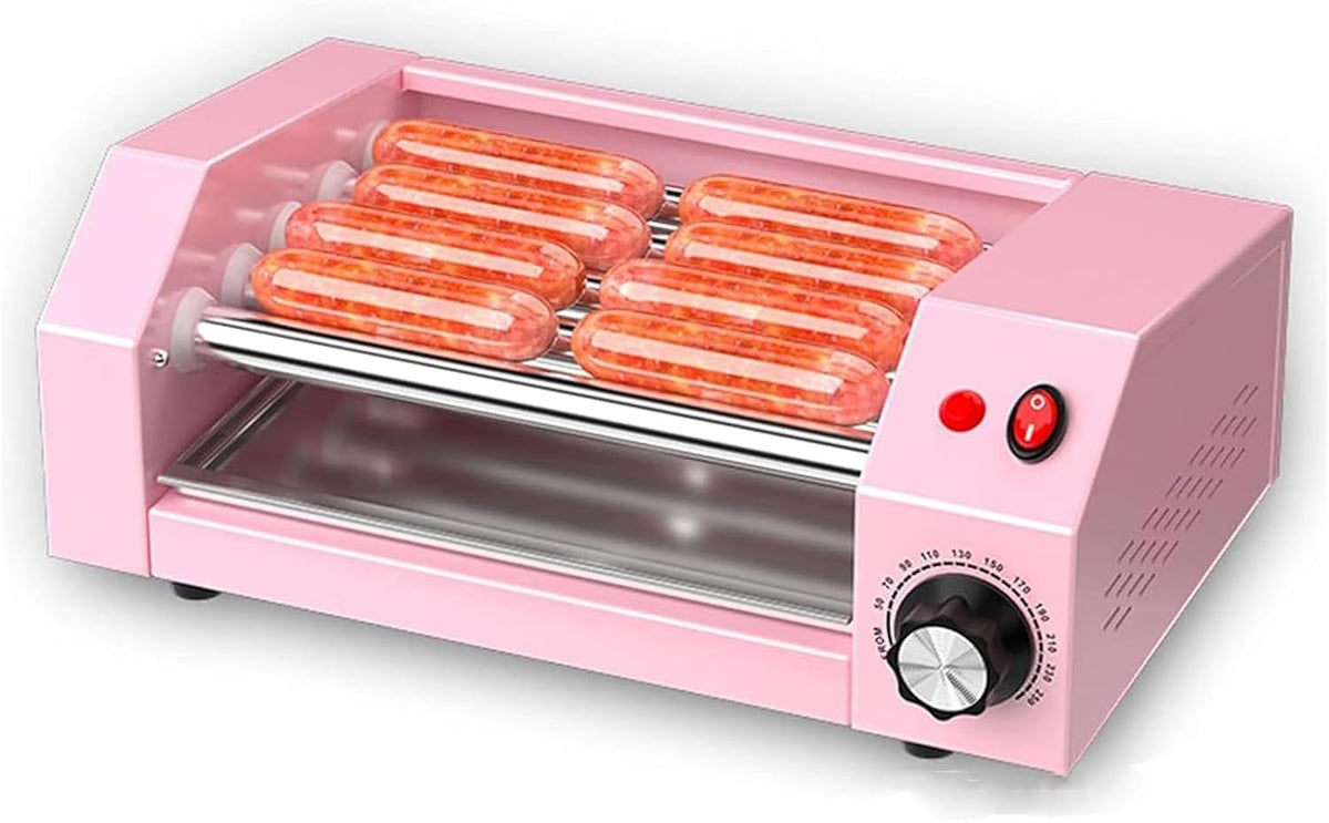 Machine À Rouleaux À Hot-Dog 300 W, Réchauffeur Électrique À 5 Rouleaux, Réchauffeur De Hot-Dog De Comptoir, Réglage De La Température De 0 À 250 °C