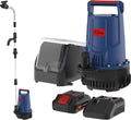 Güde Pompe à eau de pluie sans fil RFP 18-201-23 (18 V, 2000 l/h, hauteur de refoulement max 7 m, longueur du câble 3 m
