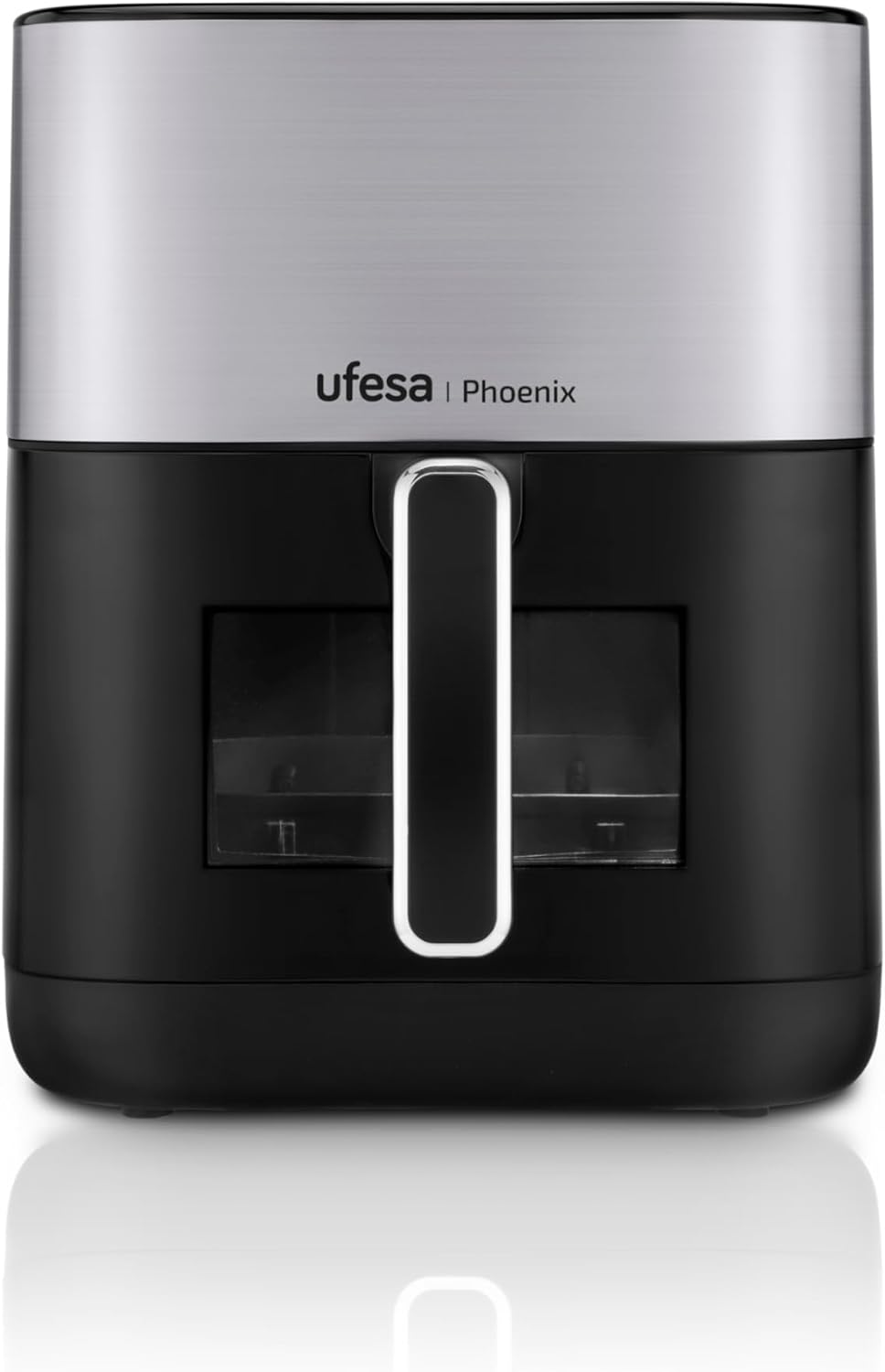 Ufesa Phoenix, Friteuse Air Fryer, Double Résistance avec Vapeur, 6 L, 1800 W, 10 Programmes Préprogrammés, Fenêtre et Lumière Intérieure