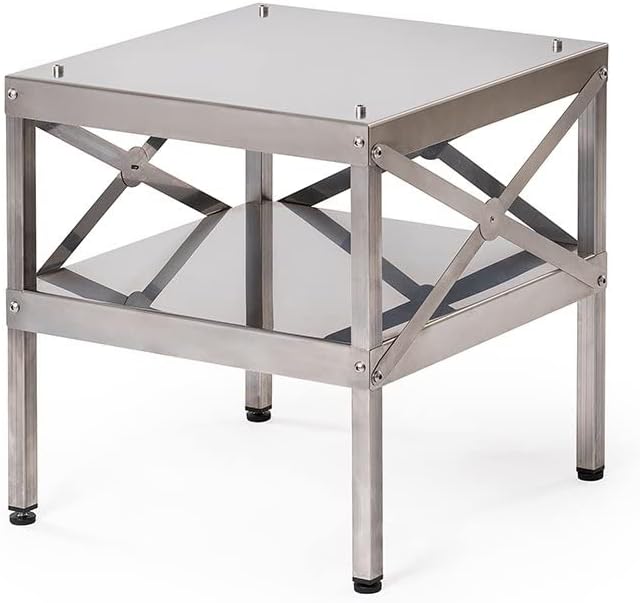 KAISER COMPANY - Base portable en acier inoxydable pour fumoir et fumoir - Accessoires pour les modèles 80 et 125