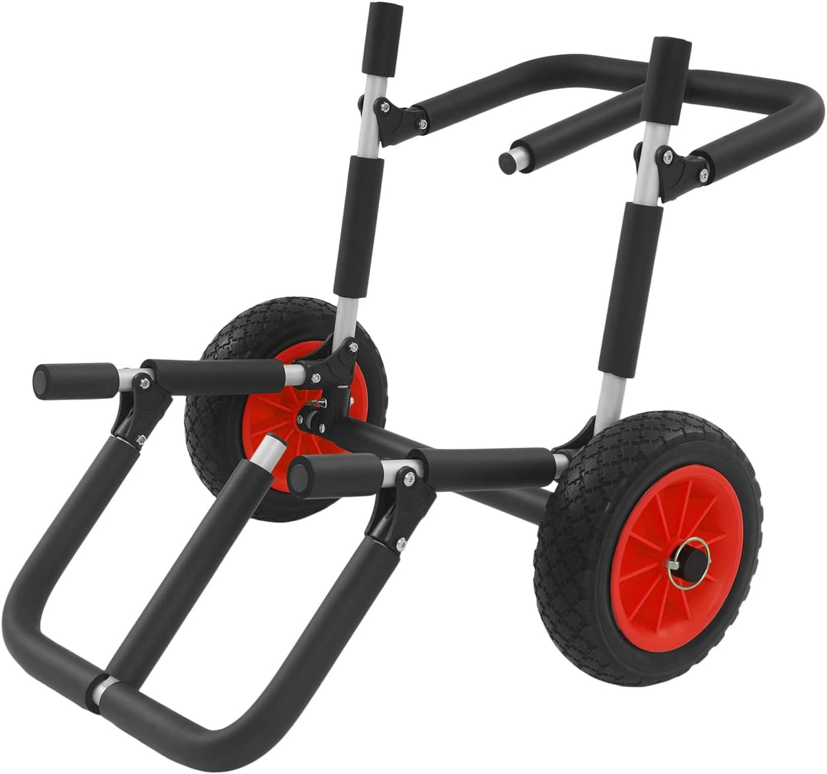 Treeisland Chariot de kayak pliable pour canoës, kayaks et planches de surf, charge maximale : 80 kg