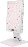 Atnhyruhd Lampe à lumière rouge pour le visage - Lumière rouge - 80 LED - Thérapie par lumière infrarouge - 625-700 nm