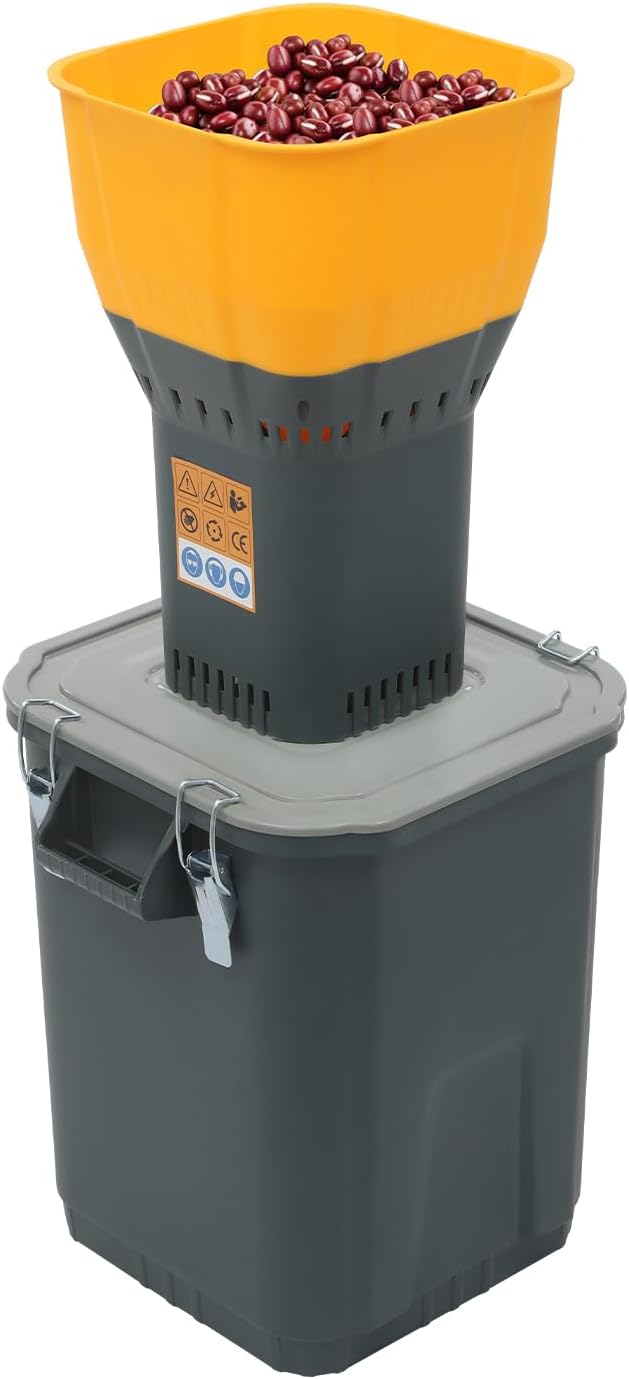 Moulin à Céréales électrique, Broyeur à Grains Commercial, Moulin a Grain avce 5* Tamis 30L/45L pour Riz Maïs Blé Poivre (30L)
